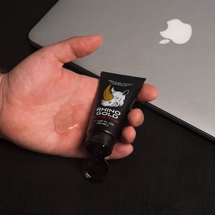 Photo of Rhino Gold gel in real use